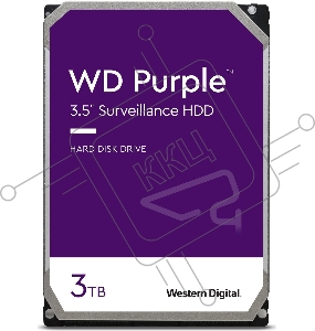 Жесткий диск WD 3TB WD33PURZ SATA-III Surveillance Purple (5400rpm) 256Mb 3.5