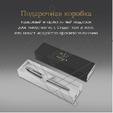 Ручка шариковая Parker Jotter Monochrome XL SE20 (CW2122756) Stainless Steel M син. черн. подар.кор.