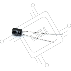 Конденсатор [CHINA] | DIP (4*5) | ECAP 22UF 16V | pins = 1.35MM