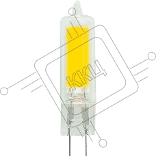 Лампа LED Thomson G4,  капсульная, 4Вт, 6500К, белый холодный,  TH-B4219, 1 шт.