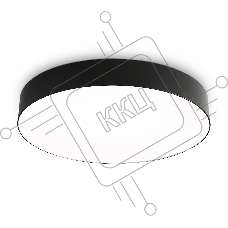 Потолочный светодиодный светильник Ambrella light FZ1365 BK черный IP20 60W 3000-6500K 490*80 (ПДУ ИК)