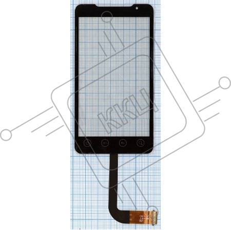 Сенсорное стекло (тачскрин) для HTC Evo 4G A9292, черное
