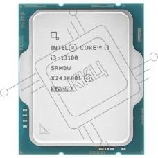 Процессор Intel Core i3 13100 Soc-1700 3.4GHz OEM