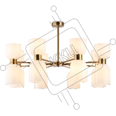 Люстра Ambrella light LH56095/16 BS/FR латунь/белый матовый E14*16 max 40W D860*510