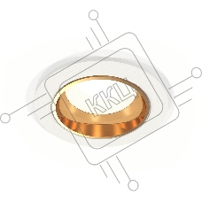 Комплект встраиваемого светильника Ambrella light XC6512004 SWH/PYG белый песок/золото желтое полированное MR16 GU5.3 (C6512, N6113)