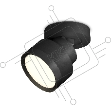 Светильник Ambrella Light XM8102002 SBK/PBK черный песок/черный полированный GX53 (A2229, A2106, C8102, N8113)