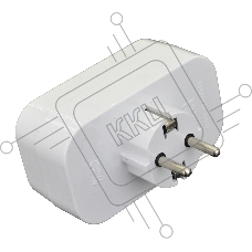 AY-KA Разветвитель на 2 роз. прямой 16A 250В с/з, белый (7712000)