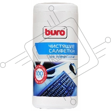 Салфетки Buro BU-Tsurface для поверхностей туба 100шт влажных