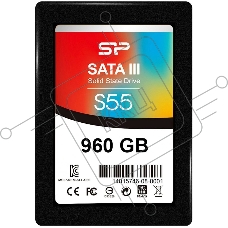 Накопитель SSD SiliconPower Slim S55, 960Gb, SATA, 2.5