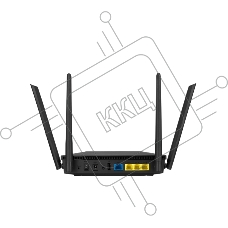 Роутер ASUS RT-AX53U  802.11b/g/n/ac/ax, до 574 + 1201 Mbps, 2,4 + 5 гГц, 4 антенны, USB