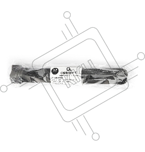 Хомуты-липучки на основе ленты Velcro® VT-145x11BK  145 x 11 мм, черные (12 шт.)