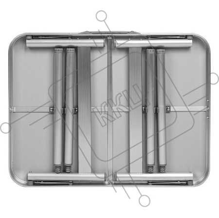 Стол складной алюминиевый, столешница МДФ 600х450х250/590 мм, Camping// Palisad