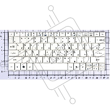 Клавиатура для ноутбука Acer Aspire One 751 1410 1810T Ferrari one белый