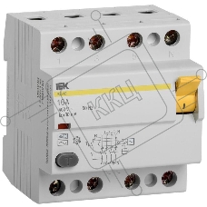 УЗО Iek MDV10-4-016-030 ВД1-63 4Р 16А 30мА ИЭК