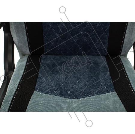 Кресло игровое Бюрократ VIKING 6 KNIGHT BL FABRIC синий крестовина металл/пластик