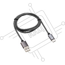 Кабель USB-Type-C/3A/nylon/grafit/1m/Rexant