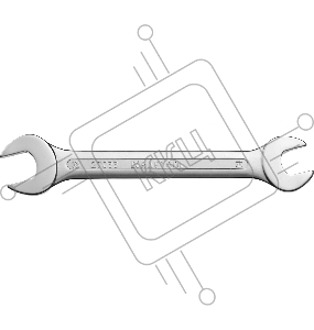 Рожковый гаечный ключ 19 х 22 мм, KRAFTOOL