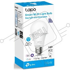Умная Wi-Fi лампа TP-Link Smart Wi-Fi Light Bulb, Daylight & Dimmable, SPEC: 2.4 GHz, IEEE 802.11b/g/n