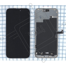Дисплей (модуль) для Apple iPhone 15 Pro Max в сборе с тачскрином, черный (OR)