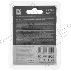 Универсальный картридер Defender Ultra Swift USB 2.0, 4 слота