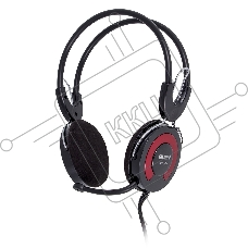 Гарнитура SVEN AP-540 с регулятором громкости черный/красный