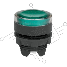 Головка кнопки OptiSignal D22 A5-PL-3 с подсветкой зеленая пластик ZB5AW333