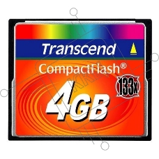 Флеш карта CF 4Gb 133x Type I Transcend (TS4GCF133)