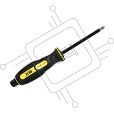 Отвертка FIT 55622ударная сталь s2 6-гр.жало 2-хцв.мягкая ручка профи 5 х 100мм рн1