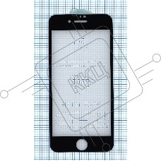 Защитное стекло 6D для Apple iPhone 7/8  черный