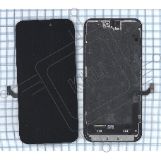 Дисплей (модуль) для Apple iPhone 15 Plus в сборе с тачскрином, черный (OR)