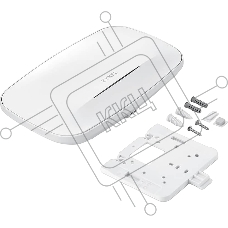 Точка доступа Zyxel NebulaFlex NWA210AXv2, Wi-Fi 6 (AX5400), MU-MIMO 4x4+2x2, 2xLAN 2.5GE, без БП
