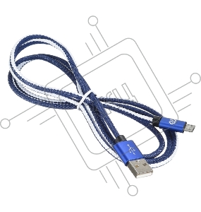 Кабель Digma USB A (m) micro USB B (m) 1.2м синий