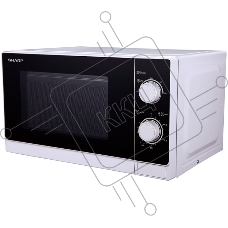 Микроволновая печь Sharp R2000RW белый, 20 л, 800 Вт, переключатели - поворотный механизм
