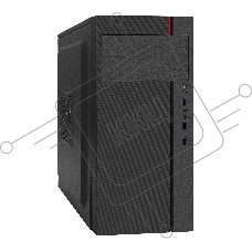 Компьютерный корпус Miditower ExeGate AA-440U (ATX, без БП, 2*USB+1*USB3.0, аудио, черный)