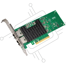 Сетевая карта/ Intel® Ethernet Network Adapter X710-T2L, Dual Ports RJ45, X710-AT2, 10GbE/5GbE/2.5GbE/1GbE/100Mb, PCIe v3.0 (8.0GT/s), QoS, VMDq, SR-IOV, iSCSI/NFS