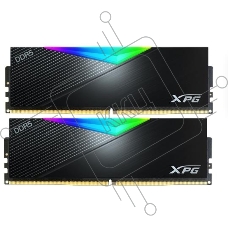 Оперативная память XPG Lancer RGB, DDR5, 64GB (2x32GB), 6000MHz, CL30, DIMM, с радиаторами, RGB, черный