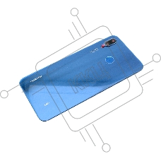 Задняя крышка для Huawei Nova 3e (Service Pack 02351XJD)  синяя