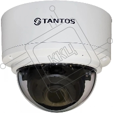Уличная 2 мегапиксельная купольная антивандальная IP-камера Tantos TSi-Ve25VPA 2.8-12 мм
