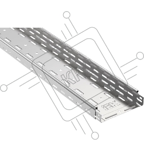 Лоток листовой перфорированный 200х50 L3000 сталь 0.7мм ИЭК CLP10-050-200-3