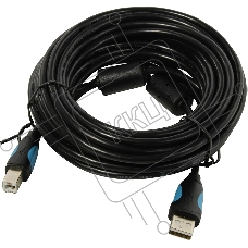 Кабель Vention USB 2.0 AM/BM  - 8м. Черный Кабель Vention USB 2.0 AM/BM  - 8м. Черный