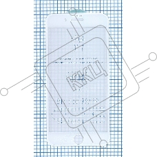 Защитное стекло 6D для Apple iPhone 7/8  Plus белый