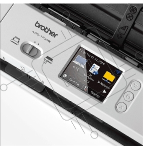 Сканер Brother ADS1700W, A4, 25 стр/мин, 1200 dpi, цветной, дуплекс, сенсорный экран, WiFi, USB