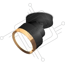 Светильник Ambrella Light XM8102004 SBK/PYG черный песок/золото желтое полированное GX53 (A2229, A2106, C8102, N8124)