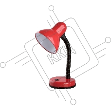Camelion KD-301 С04 красный (Светильник настольный,230V 60W)