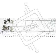 Петли для ноутбука Acer Aspire V3-531 V3-551 V3-571 VER-1
