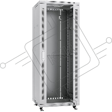 Шкаф телекоммуникационный напольный Cabeus SH-05C-32U60/60 IP20, 32U, 1610х600х600 мм (ВхШхГ), дверь: стекло, разборный, цвет: серый