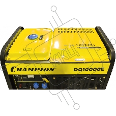 Дизельный генератор CHAMPION DG10000E 10/11кВт 17лс 25л 170кг эл.старт счетчик