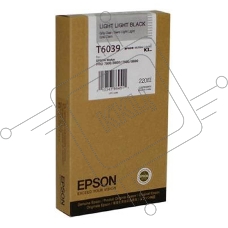 Картридж струйный Epson C13T603900 светло-серый для Epson Sty Pro 7800/9800/7880/9880 (220мл)