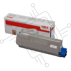 Картридж лазерный Oki C612 голубой 6K
