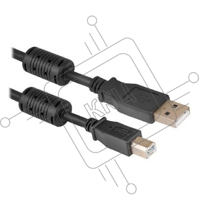 Кабель Defender USB04-06 PRO Кабель USB 2.0  для соед. 1.8м AM/BM , зол.конт, 2фер.фил.  (87430)